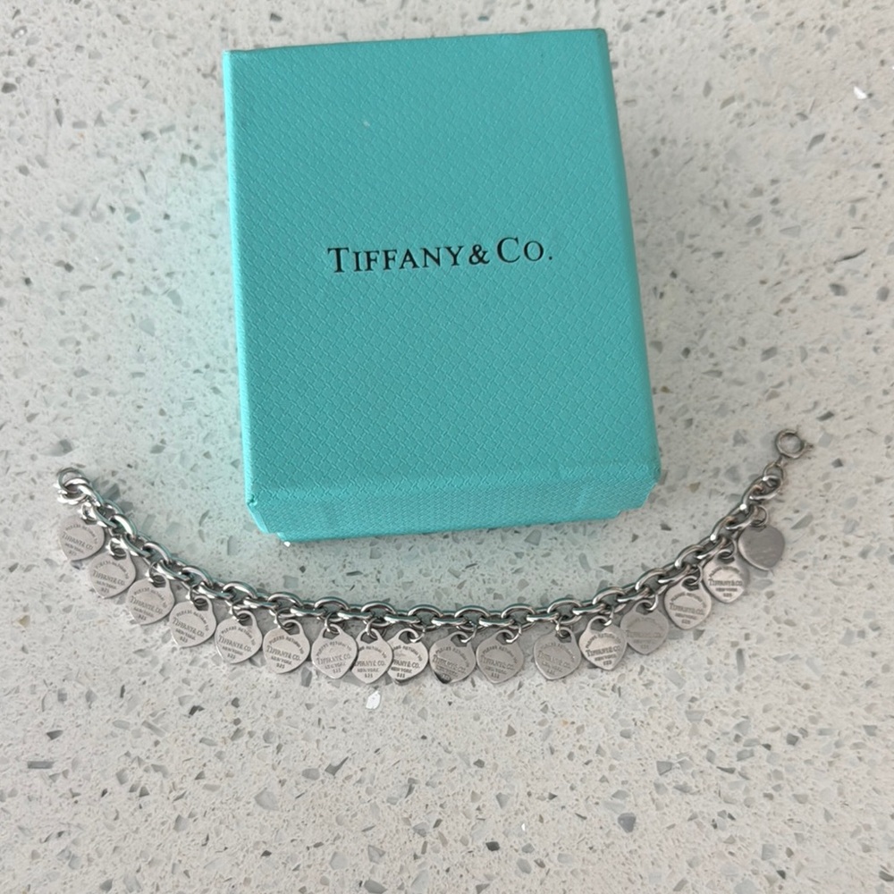 Tiff & Co. Silver Charm Bracelet